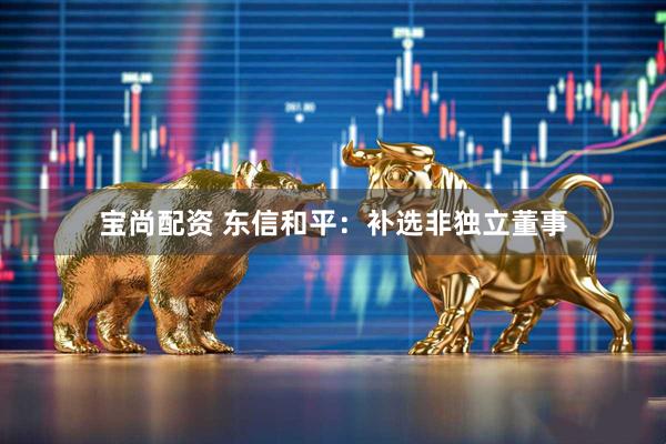 宝尚配资 东信和平：补选非独立董事