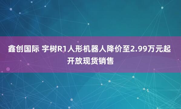 鑫创国际 宇树R1人形机器人降价至2.99万元起 开放现货销售